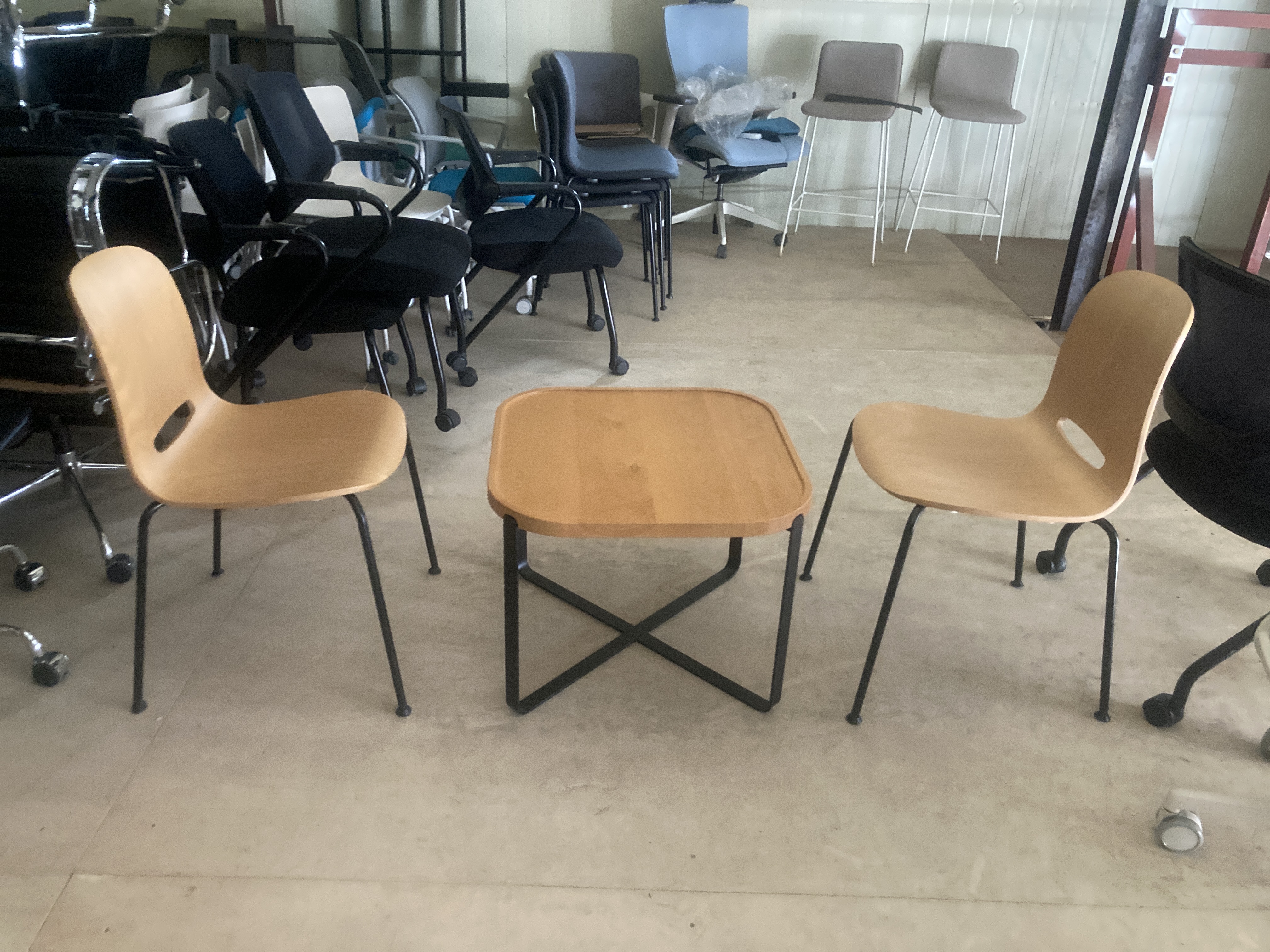 퍼시스 코티 COTI 원목테이블세트[낮은높이]CL3706L