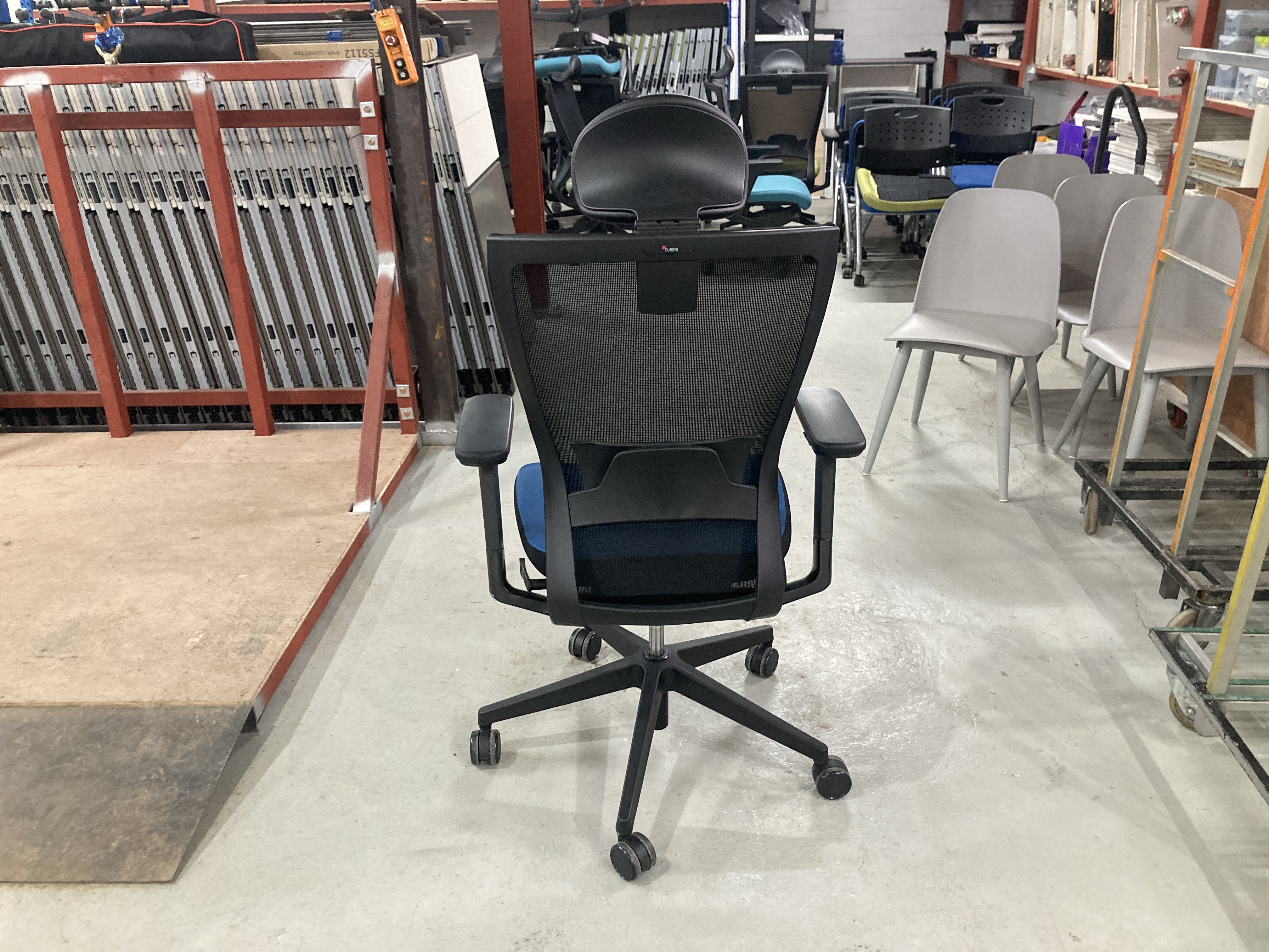 퍼시스 CHN4300AH 사무용의자[블루]