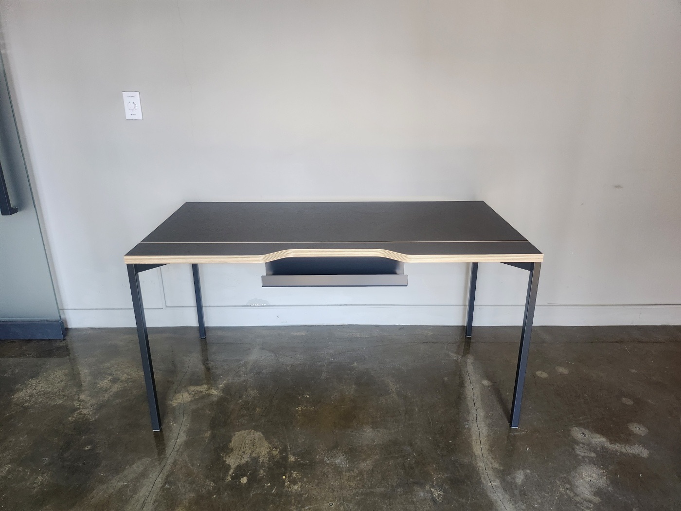 데스커 블랙 1600,1400*700책상[파티션서랍별매]